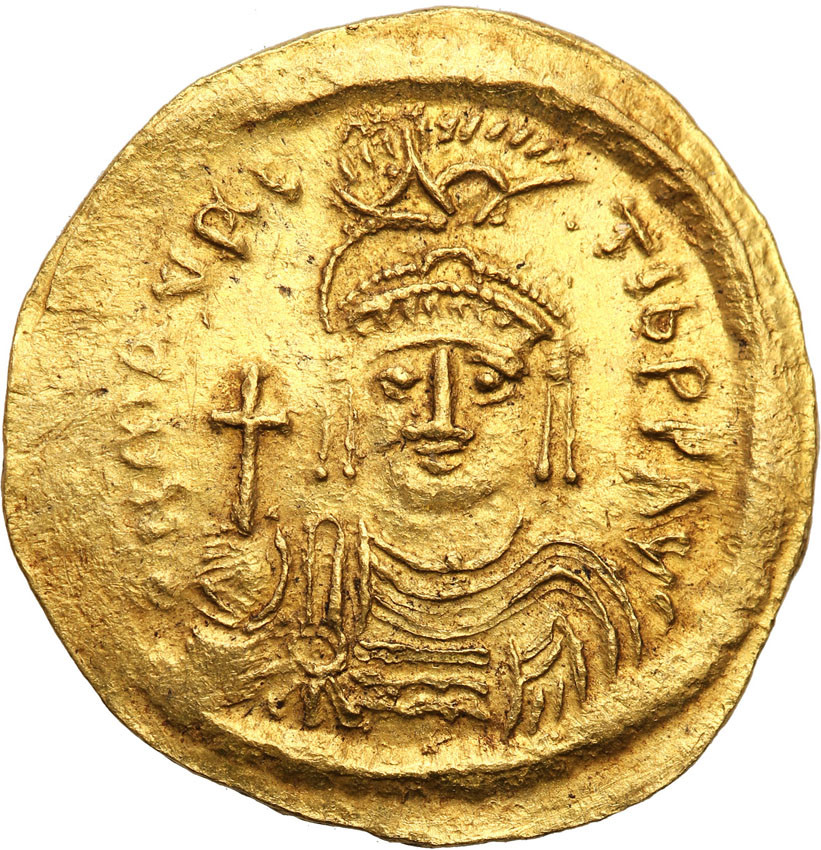 Bizancjum, Maurice Tyberius 582-602. Solidus 582-602, Konstantynopol